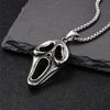 New Halloween Ghost Face Mask Horror Pendant Necklace Jewelry Gift For Women and Men