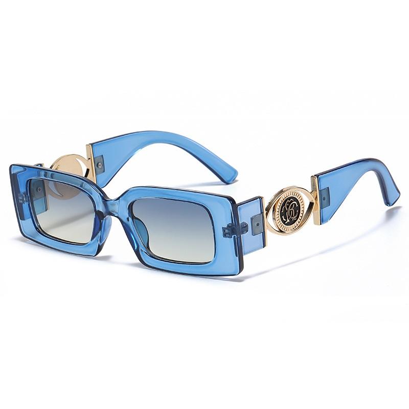 Small Rectangle Sunglasses Men Women Travel Shades Square Sun Glasses Vintage Retro Lunette Soleil Femme Uv400