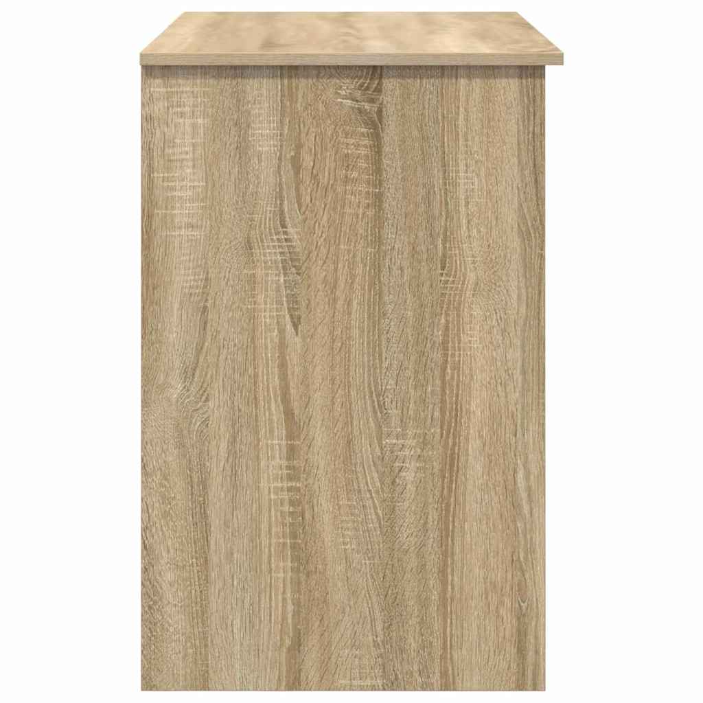 Desk in Sonoma Oak Finish 90 x 49 x 75 cm Engineered Wood