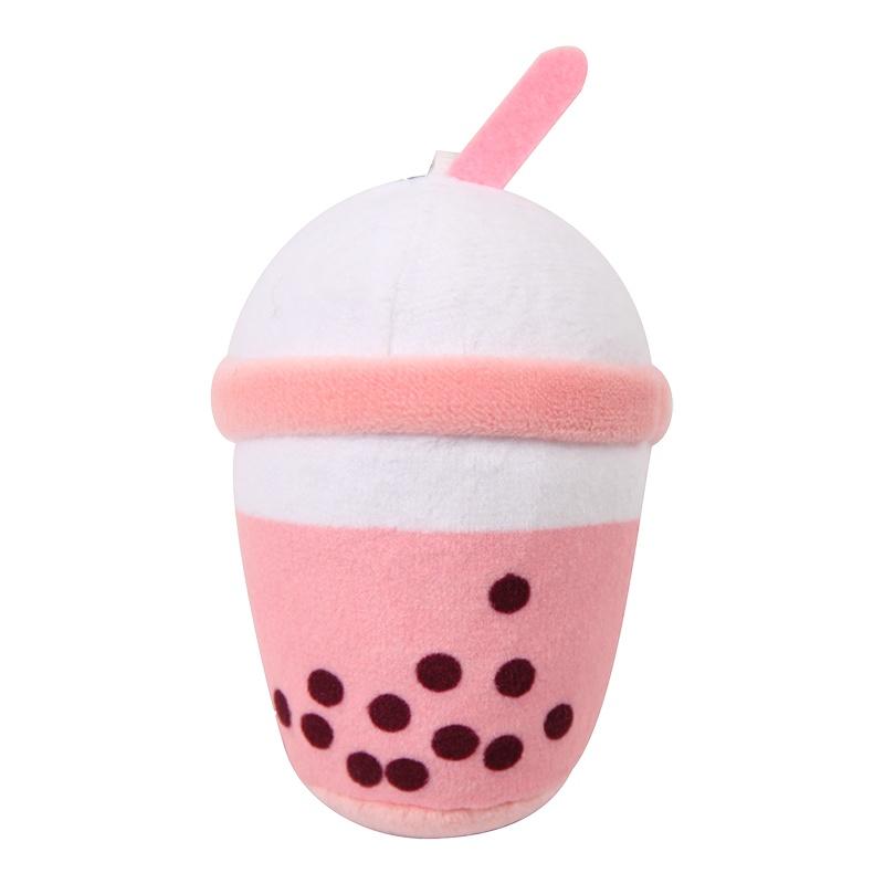 Adorable Fruit Bubble Tea Stuffed Plush Pendant Doll Xmas Gift