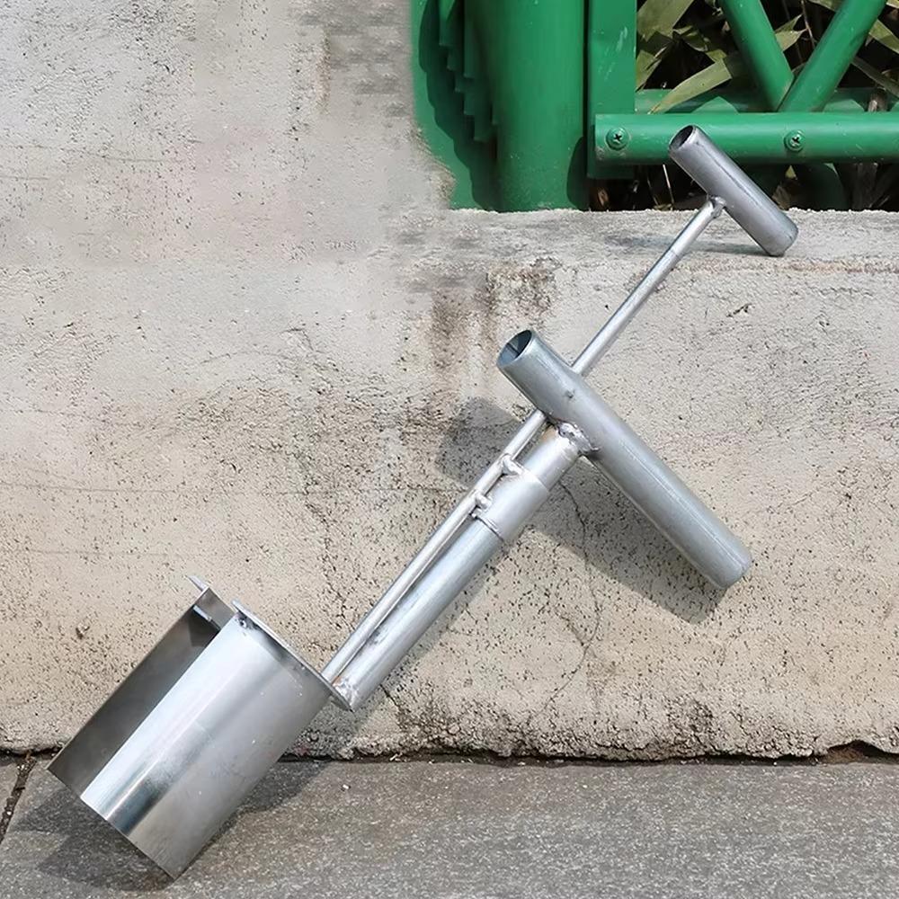 Stainless Steel Planting Tool Handheld Bulb Planter Tool  For Plant and Fruit Tree