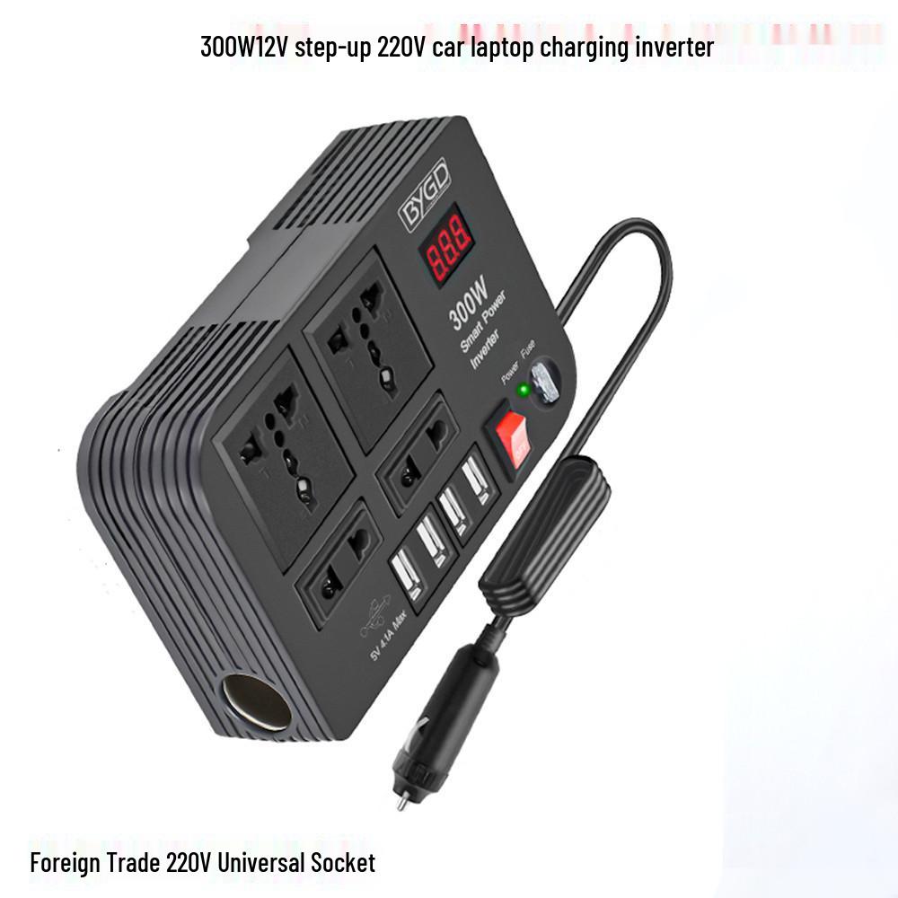 

Автомобильный инвертор 12В 300Вт: Преобразователь питания 220 В переменного тока для автомобильной техники