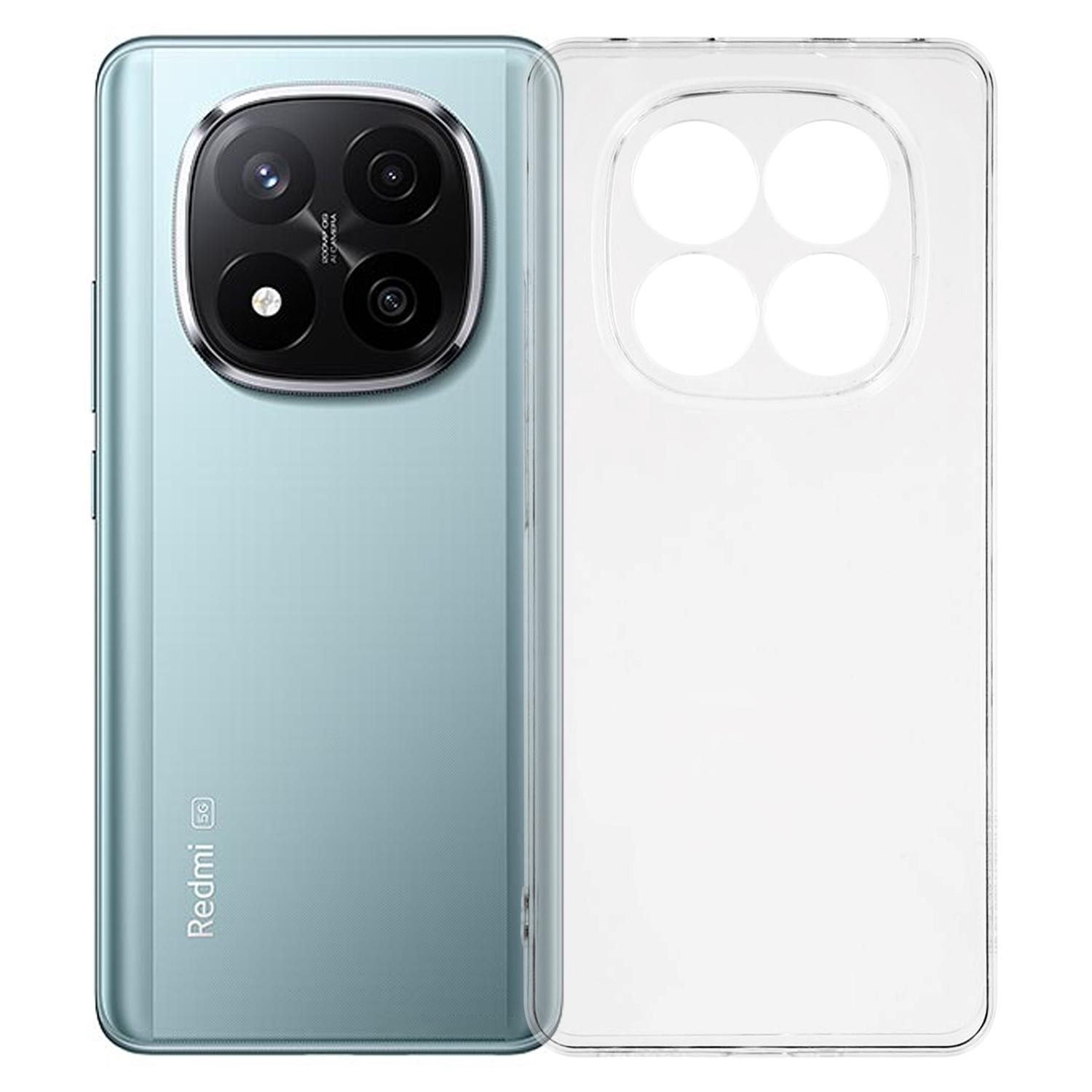 

Для Xiaomi Redmi Note 14 Pro+ 5G Чохол Протиударний Товщина 1.5мм Прозорий ТПУ Чохол для Телефону Type A