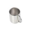 400ml with Handle Portable Stainless Steel Silver Tea Cup Mug Cup Coffee Mug Water Bottle
