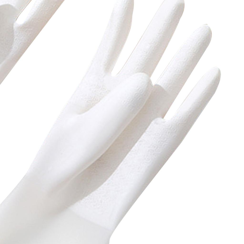 Rubber Cleaning Gloves Kitchen Washing Gloves Reusable Waterproof Skid Resistant Housework Gloves for Washing Dishes