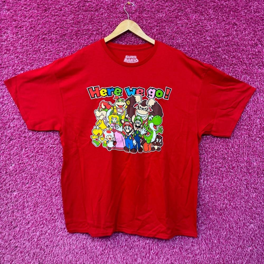 Super Mario Here We Go character Tshirt size 2XL Unisex T-Shirt S