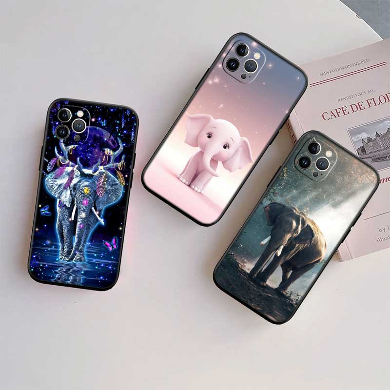 UP1 Animal Elephant New High-End Shell Phone Case for Redmi Note 8 9 Pro Max 9S 9T 9C NFC 8T 8A 10A A4