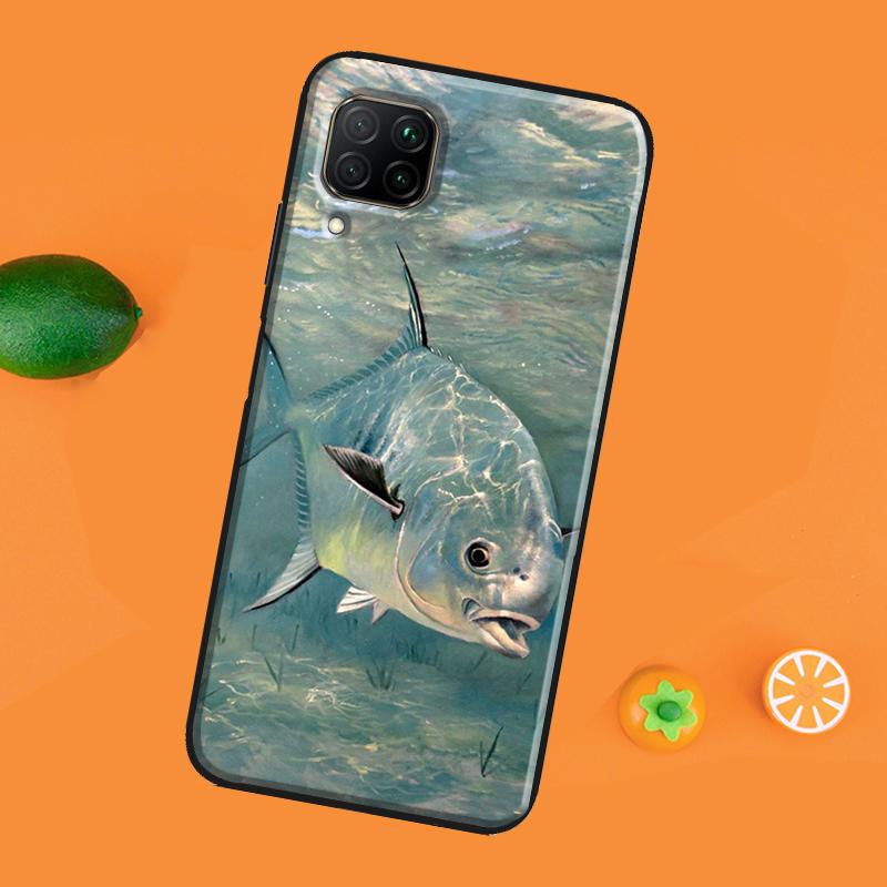 Fish Fishing Case For Honor 50 Pro 8X 9X Cover For Huawei P30 P40 P20 Lite Nova 5T P Smart 2019 2021