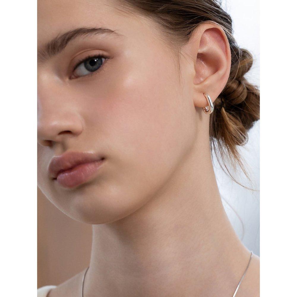 Arc Link Hoop Earrings Ec3170