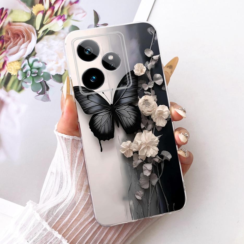 For Realme GT 7 GT7 T 5G Case RMX5061 Cute Lion Fashion Painted Cover Soft Silicone Phone Case For Realme GT 7 Pro GT7T 5G Shell