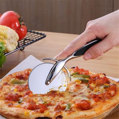 Kolečko kráječe na pizzu Ze slitiny zinku Krájecí Neklouzavá rukojeť Nůž na pizzu pro kuchyňskou kráječ na pizzu