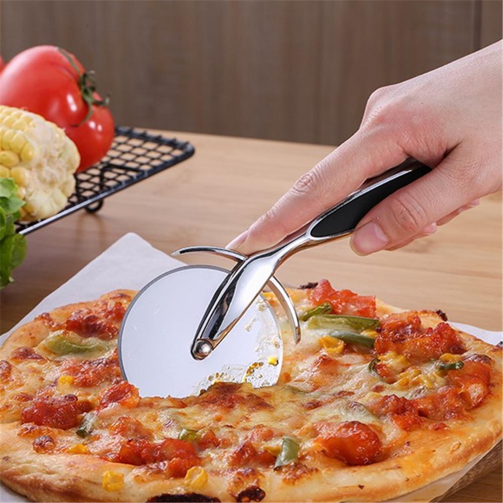 Pizza  Cutter Wheel Zinc Alloy Baking Cutting Non Slip Handle Pizza Knife For Kitchen Pizza Cutter