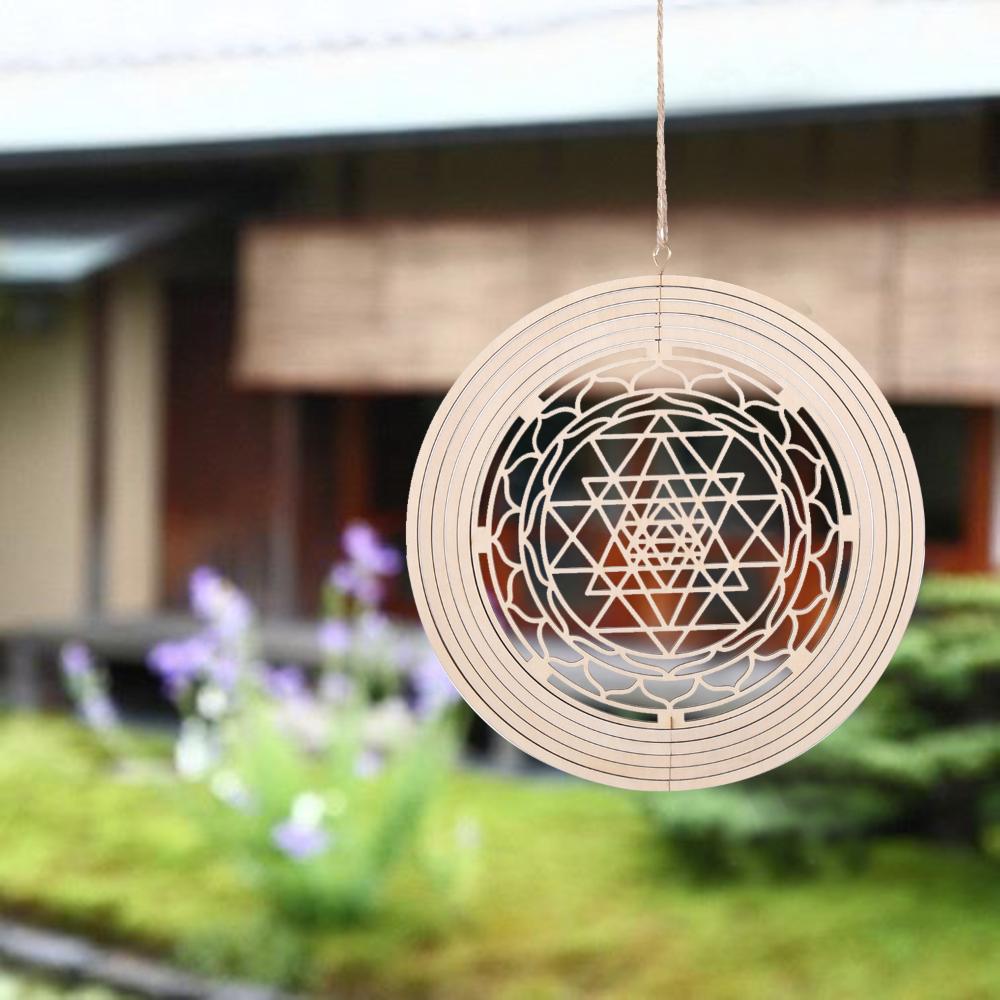 

Wall Art Home Decor Slice Wood Base Wooden Wall Sign Meditation Energy Flower Of Life Energy Mat
