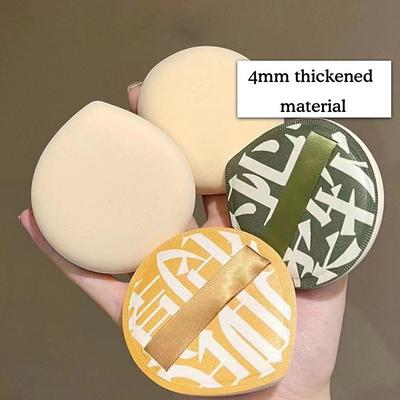 Büyük Pudra Pufu Süper Yumuşak Pamuk Şekeri Yastık Pudra Pufu Kuru Islak Çift Kullanım Yenmez Toz Makyaj Süngeri