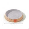 Geweven Kattenmand Rond Bed met Kraboppervlak Krabvriendelijk voor Katten, Kittens, Binnen,
