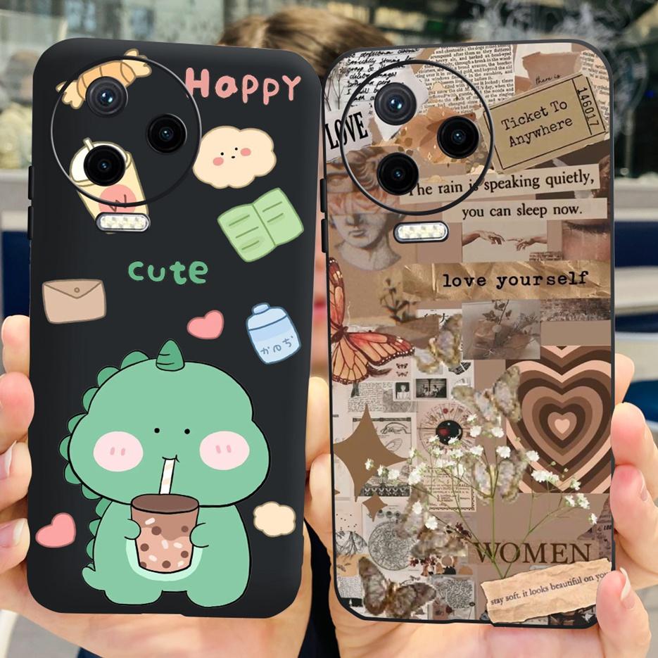 For Infinix Note 12 2023 Case X676C Cute Fashion Painted Cover Soft Silicone Phone Cases For Infinix Note 12 Pro 4G X676B Bumper