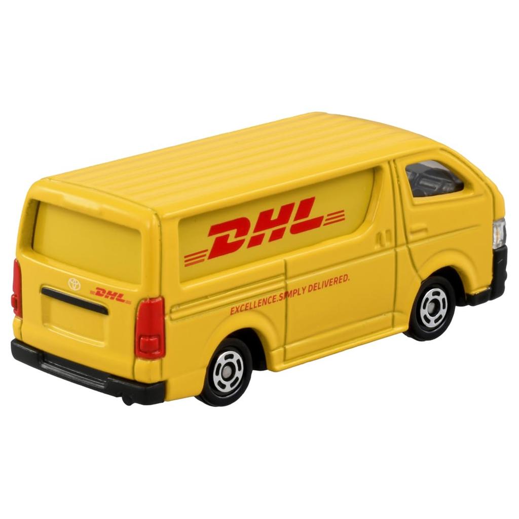 TAKARA TOMY Tomica No.102 DHL Delivery Truck Mini Car Toy for Ages 3 and Up