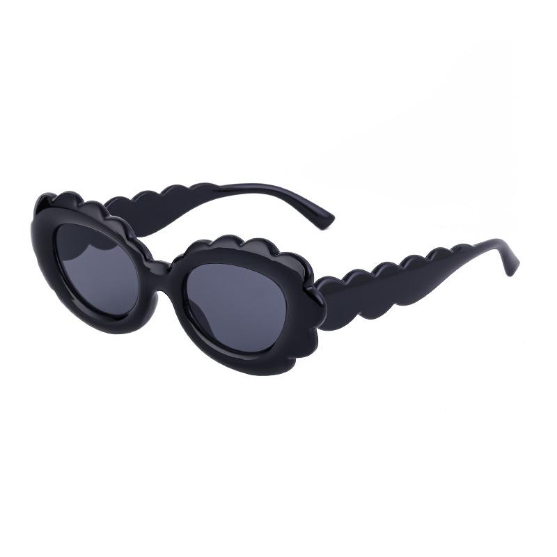 

JYL TS Women s Irregular Cat-Eye - Party Funny Sun-Protective Sunglasses HRH-FK12116 c-1766 яскраво-червоний коричневий колір