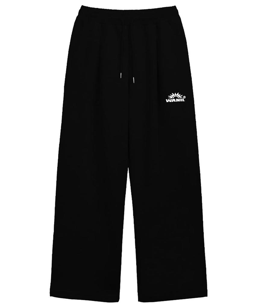 Wenil Sun Logo One-Pleat Wide Sweatpants 2 Colors [Walt_4022]