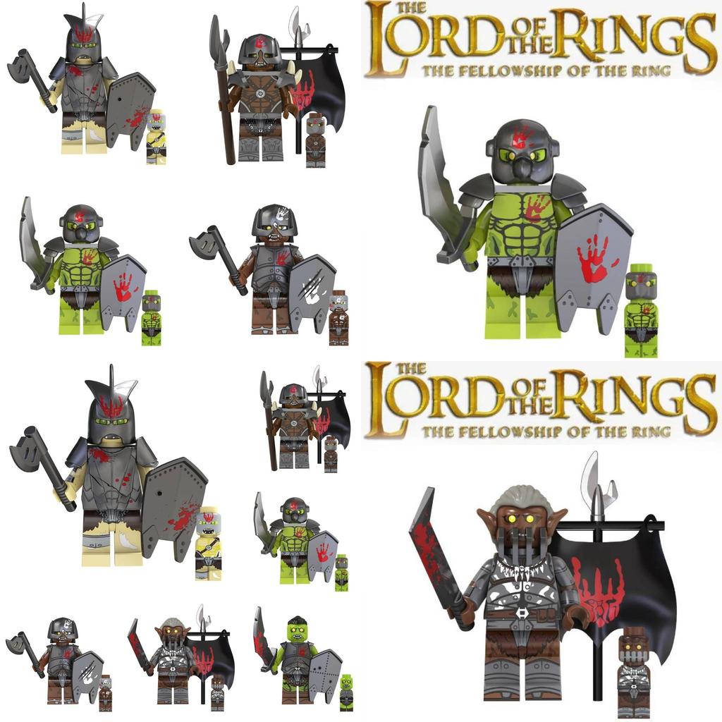 Tv6407 Movie Television Series Building Blocks Toy Set Featuring Lord Of The Rings Orcs