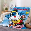 Teacher Dog School Cartoon Flannel Blanket Super Soft Warm Cozy Blanket for Sofa Bed Office Travel All‑Season Home Decor Gift