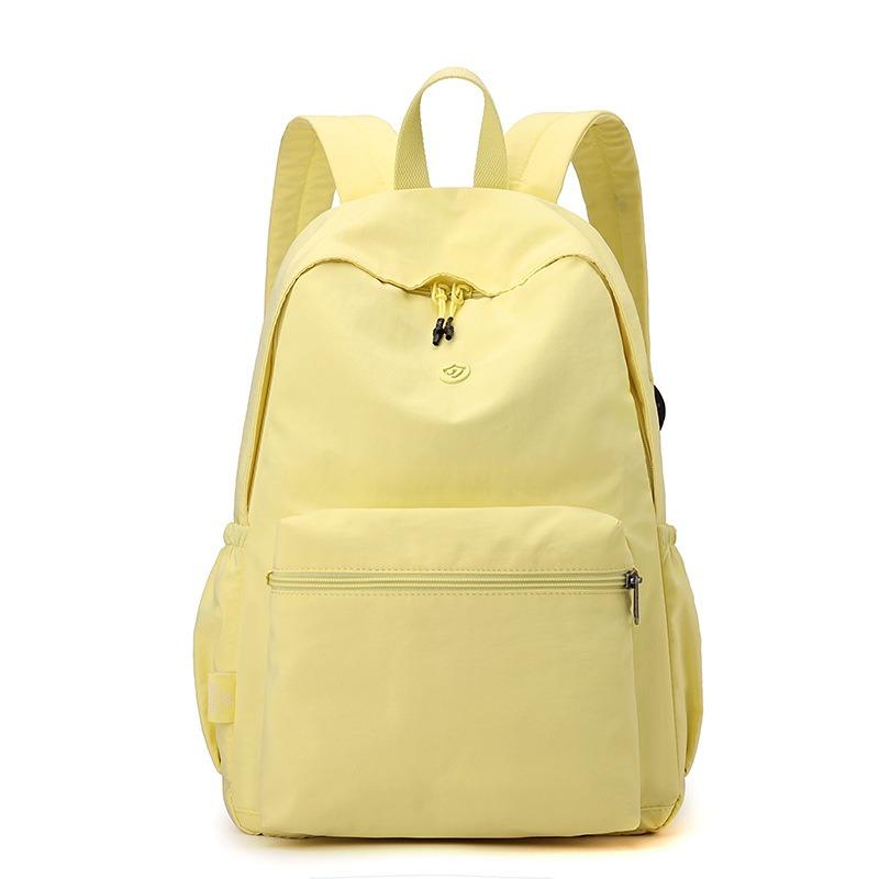 Anti-splashing nylon bag, new large-capacity student schoolbag, trendy outdoor travel bag, literary women's backpack.
