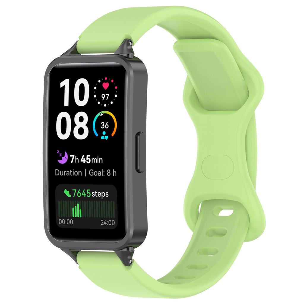 Cinturino in Silicone Compatibile per Huawei Band 10/9/8 con Fibbie a Farfalla e a 8, 12MM.