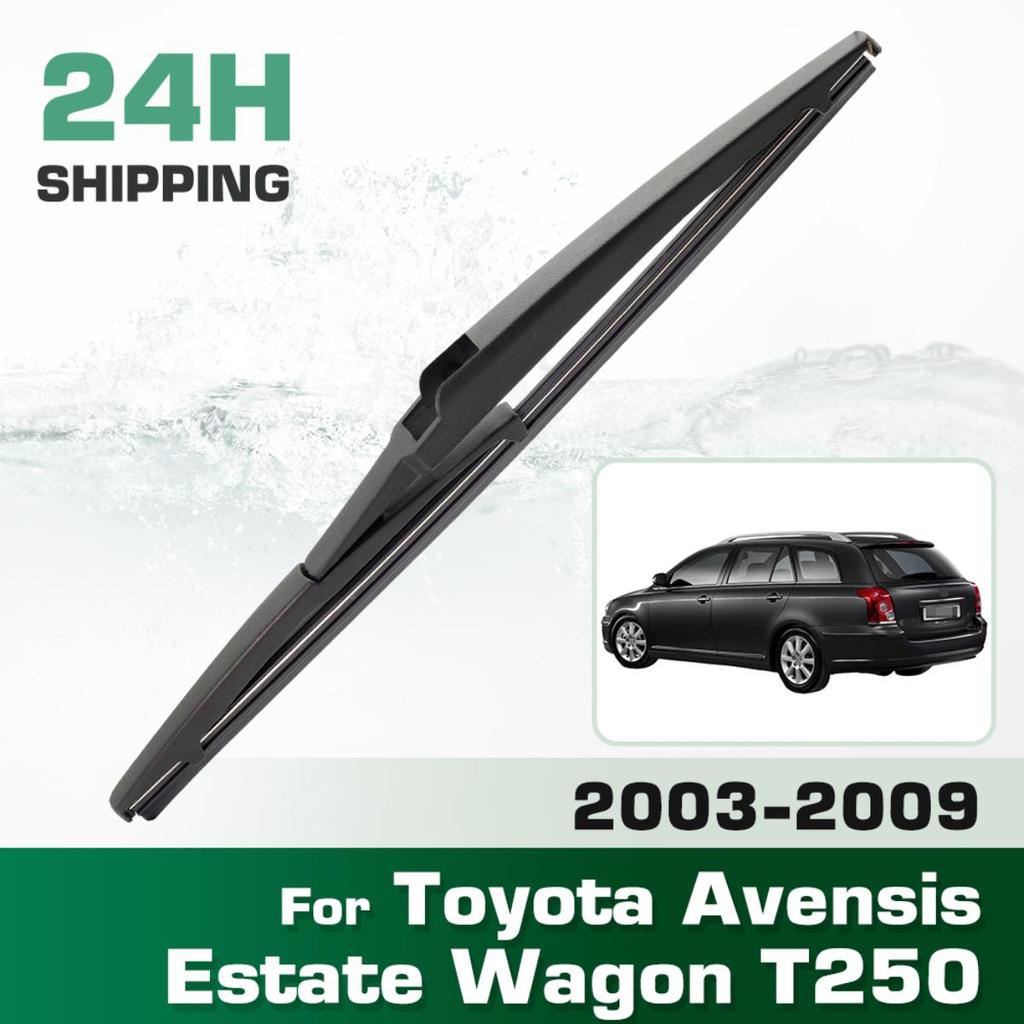 Rear Windshield Wipers Blades,Premium All-Season Wiper Blades Replacement For Toyota Avensis Estate Wagon T250 2003-2009