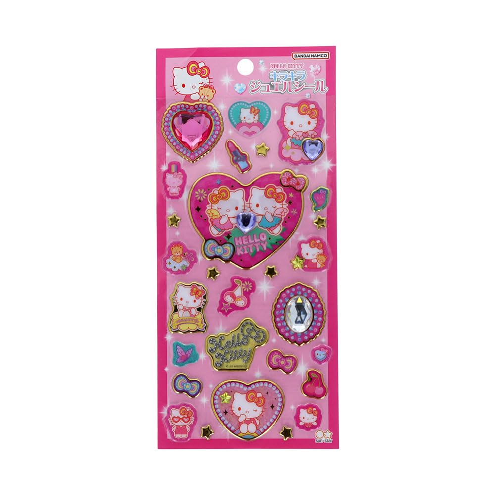 

Stationery Hello Kitty Sanrio Characters Jewel Vivid S8815712 Sun-Star Stickers, Style, Colors,