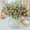 Yousheng Artificial Flower 5 Stems Fake Wildflower Bouquet with Leaves for Wedding Centerpieces Floral Arrangements Spring Home Party