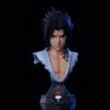Naruto in der Hand gehalten mit einheimischer Naruto Sasuke Frettchenbüste Gedenkmodellauto Chassis Ornamente Puppe.