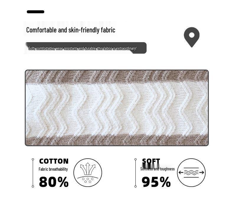 Men's Versatile Striped Knit Sweater - Stylish & Warm for Autumn/Winter