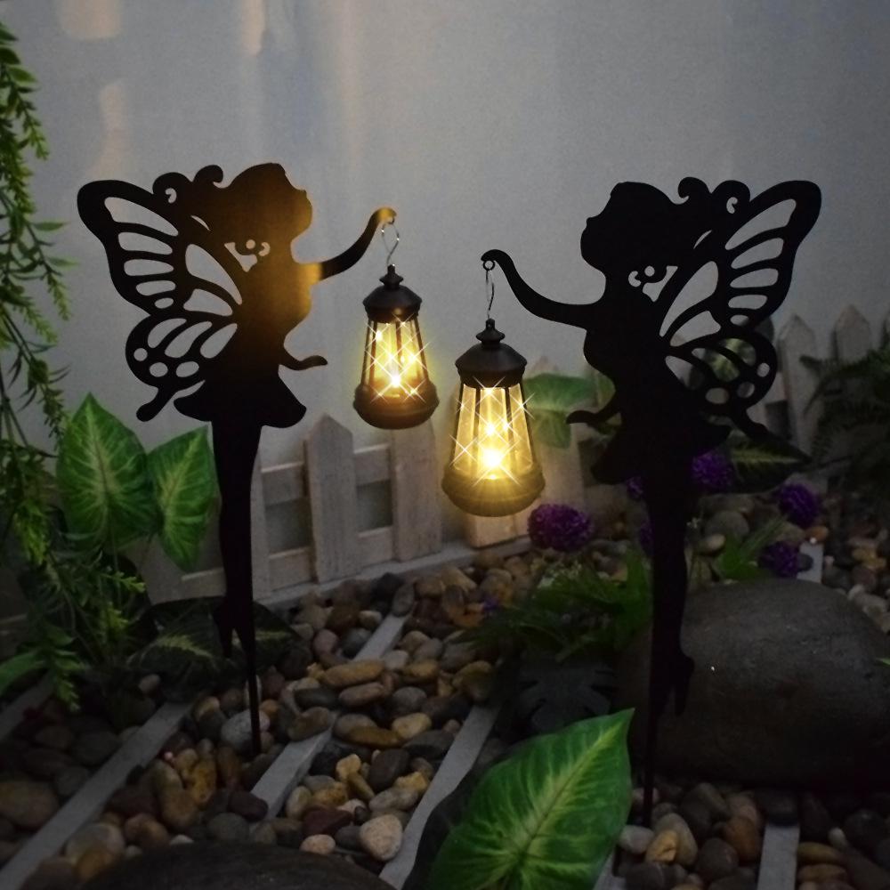 

Сонячний світлодіодний садовий ліхтар у формі кота, кований залізо, ґрунтовий кілок для зовнішньої декорації