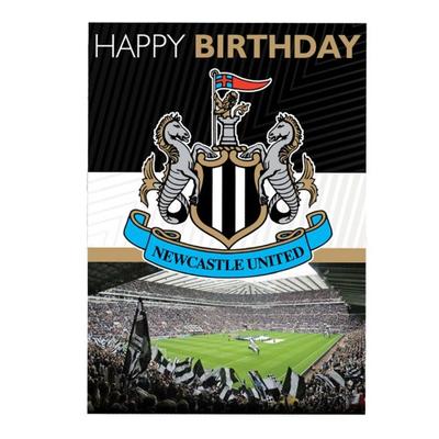 Newcastle United FC Musical Birthday Card