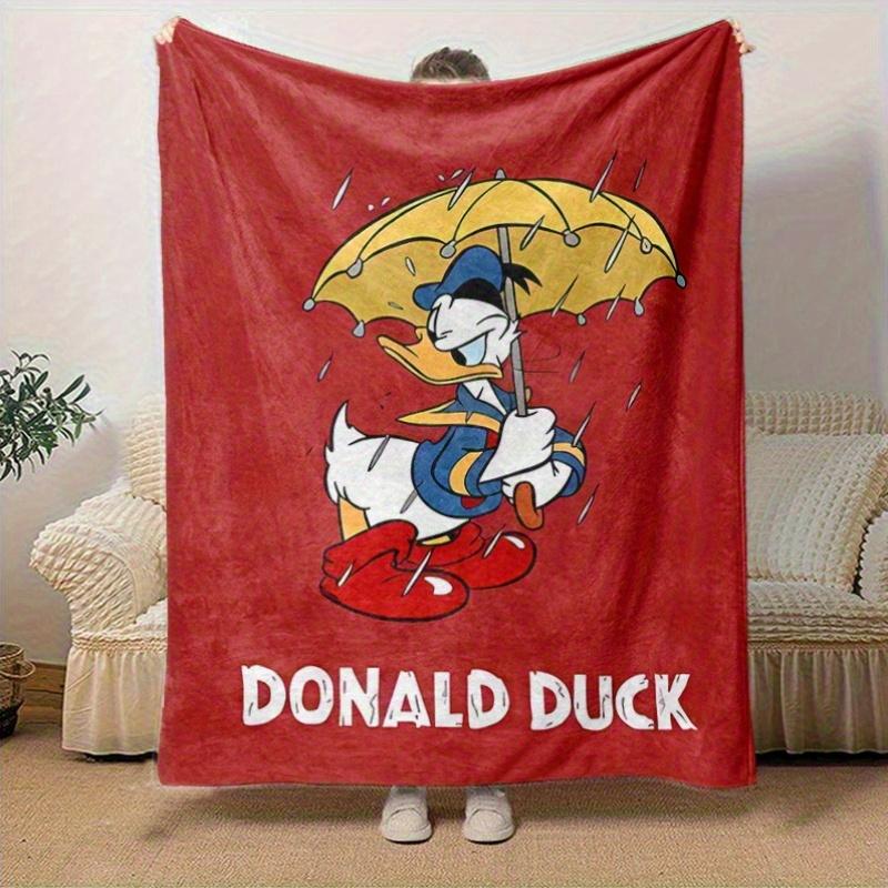 1pc, Donald Duck Throw Blanket, Cozy & Soft Cover for Home Decor, Couch, Bed, Travel, Camping, Car, Beach, Office Nap, Perfect Gift IdeaW070