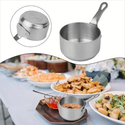 Pot Gravy Stainless Steel Milk Pot Mini Sauce Pan Small Saucepan Nonstick