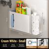 Kitchen Storage Rack Organizer Wall-Mounted Modern Minimalist Carbon Steel Under-Cabinet Rectangular