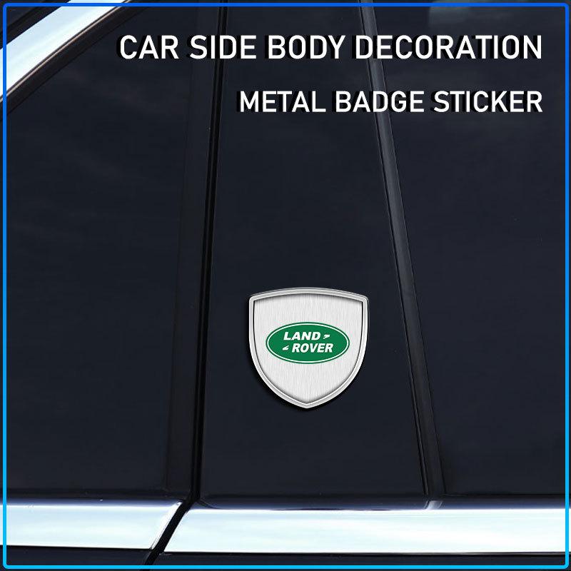 1 Stück 3D Metall Auto Türschutz Emblem Auto Karosserie Abzeichen Aufkleber Styling Für Land Rover Freelander 2 L2 L319 L462 LF Range Sport Evoque L322 Discovery 2 3