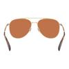 Coach Personalized Design Metal Aviator Style Sunglasses Unisex Couple Style Light Gold