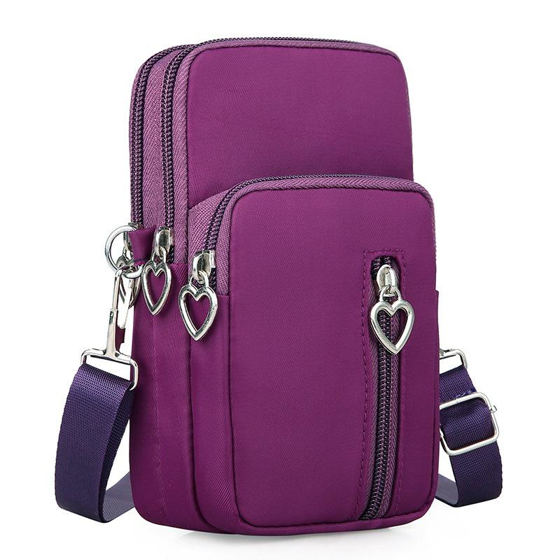 Large Screen Portable Mobile Phone Bag Spring and Summer Mini Small Bag Female Messenger Bag Mobile Phone Bag Change Bag Neck Cloth Bag