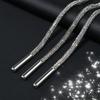 Luxury Rhinestone Shoe Laces Rainbow Diamond round Shoelaces for Sneakers 100/120/140/160CM DIY Strings 1Pcs