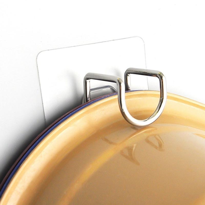 Stainless Steel Washbasin Hooks Storage Racks Punch-Free Bathroom Basin Hook Save Space Wall Mount Storage Hooks Holders Shelf