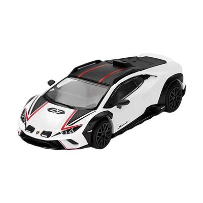 MINI GT 1/64 Lamborghini Huracan Sterrato Bianco Asopo (bianca) (Guida a sinistra) Prodotto finito