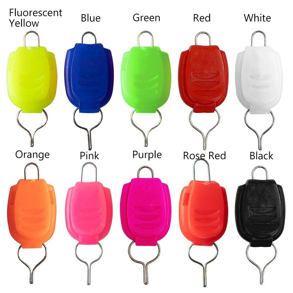 20Pcs Colorful Fishing Line Holder Plastic Wheel Stopper New Keepeer Clip For Baitcasting Reel