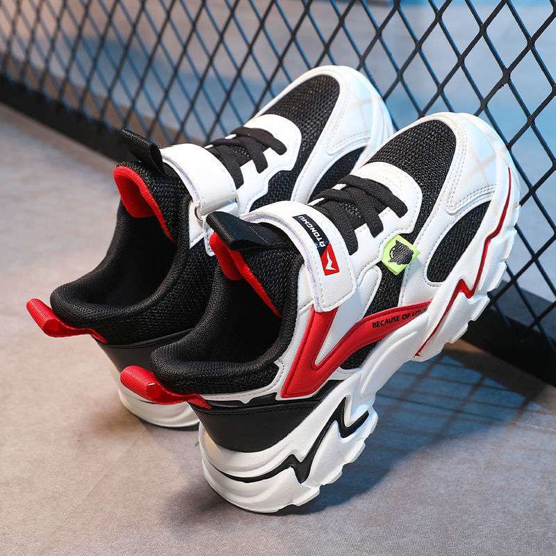 Children's shoes Boys' sports shoes Summer single mesh boys' shoes Middle and older children's students' casual shoes Boys' shoes