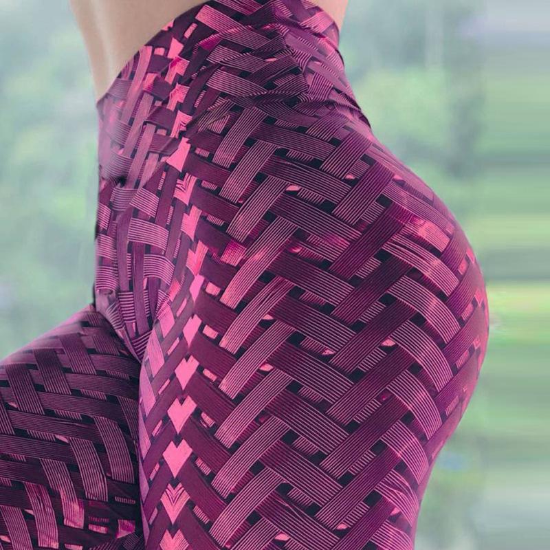 Trendy Woven Digital Print Women's Yoga Leggings