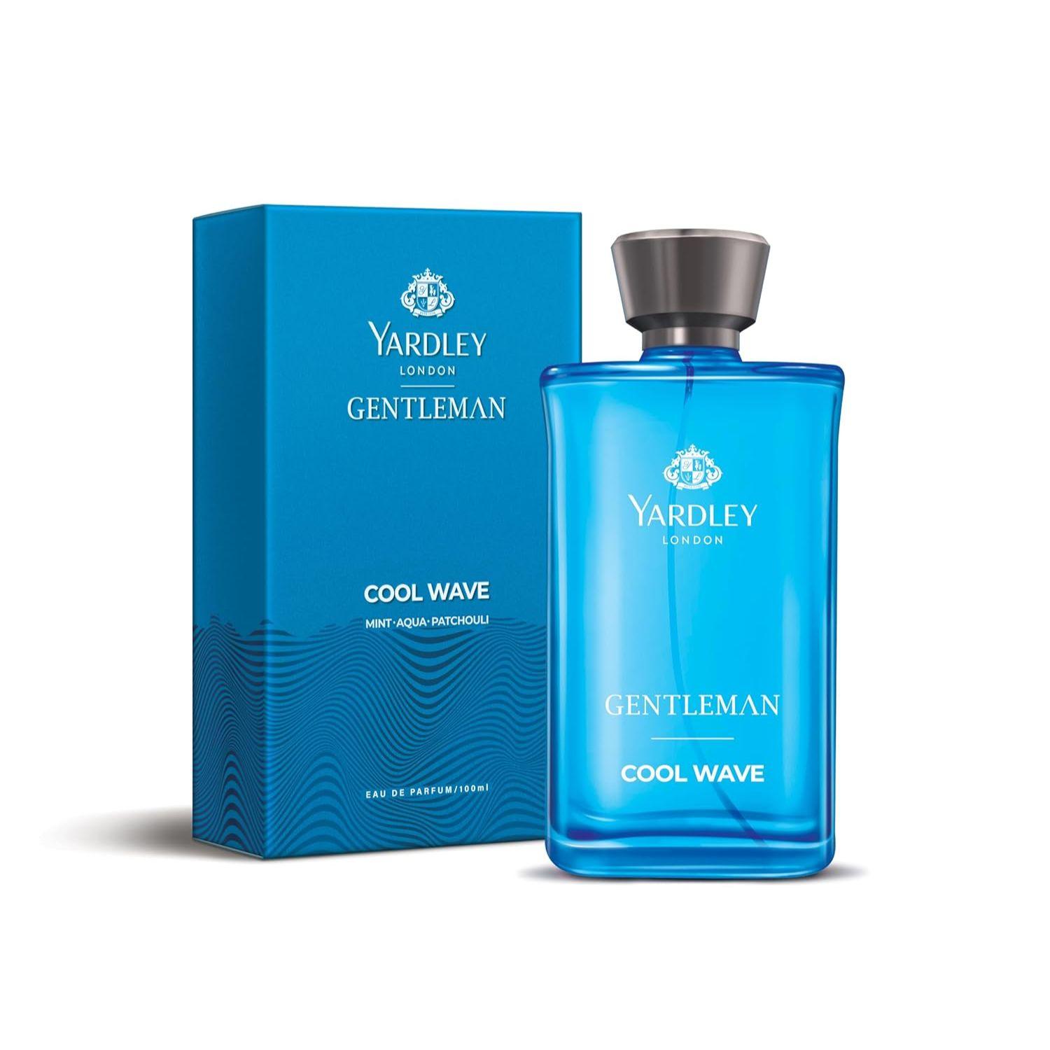 

Yardley London Cool Wave | Eau De Parfum | Long Lasting International Perfume for Man | Mint Aqua Patchouli Fragrance 100ML