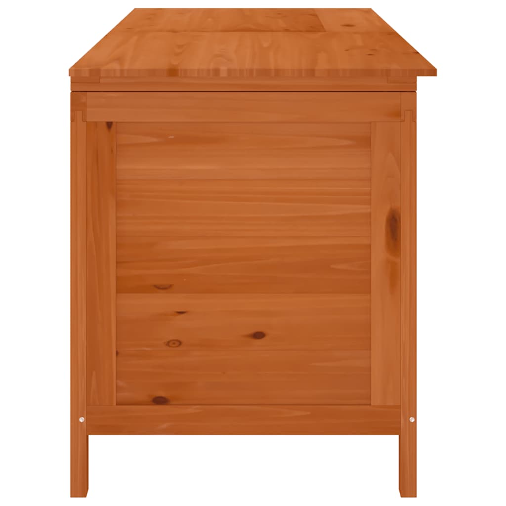 Garden Chest Brown 150 X 50 X 56.5 Cm Solid Pine Wood