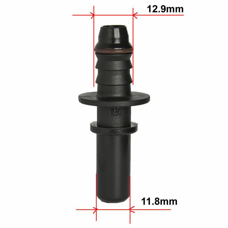 1pc Car Fuel Line Coupler Hose Connector ID8 7.89 9.89 11.8 Rubber Nylon Oil Line Pipe Adapter Disconnect Release Hose Connector