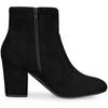 Allegra K Women's Side Zip Round Toe Chunky Heel Ankle Boots, Black, Size 23.5cm